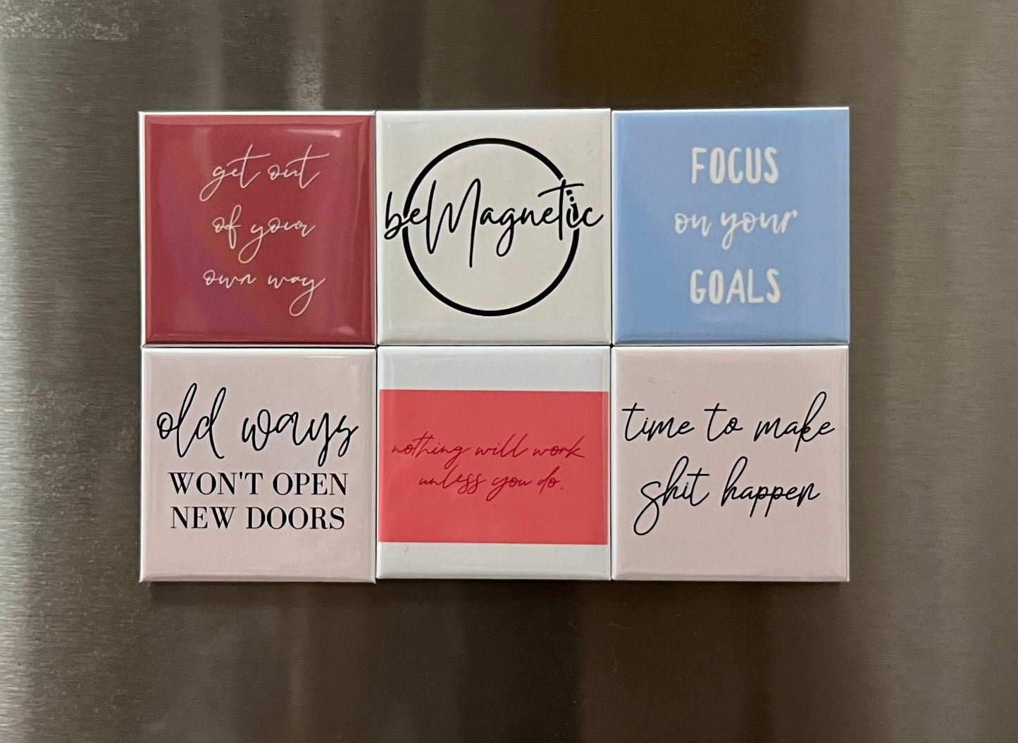 Custom Square Magnets (set of 6)