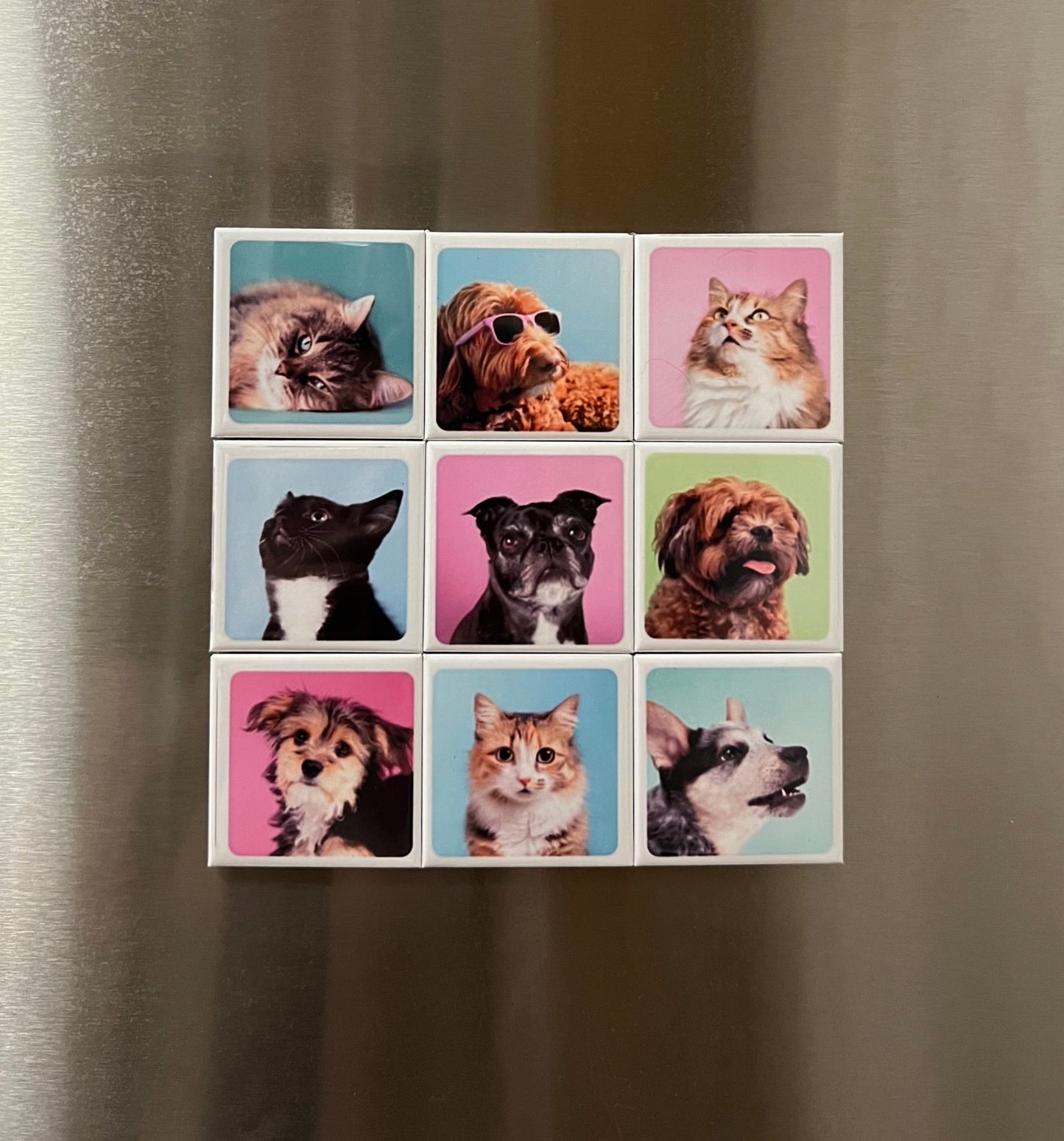 Custom Square magnets (set of 9)