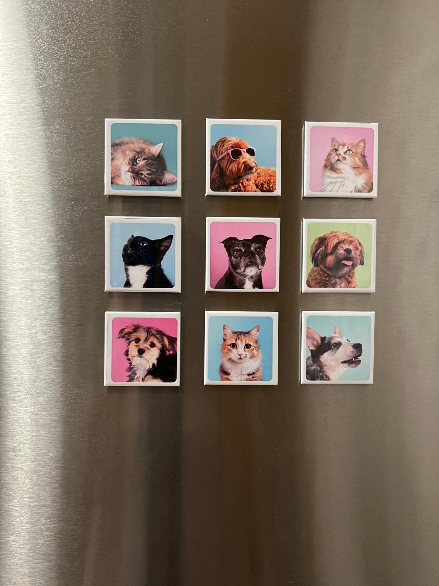 Custom Square magnets (set of 9)